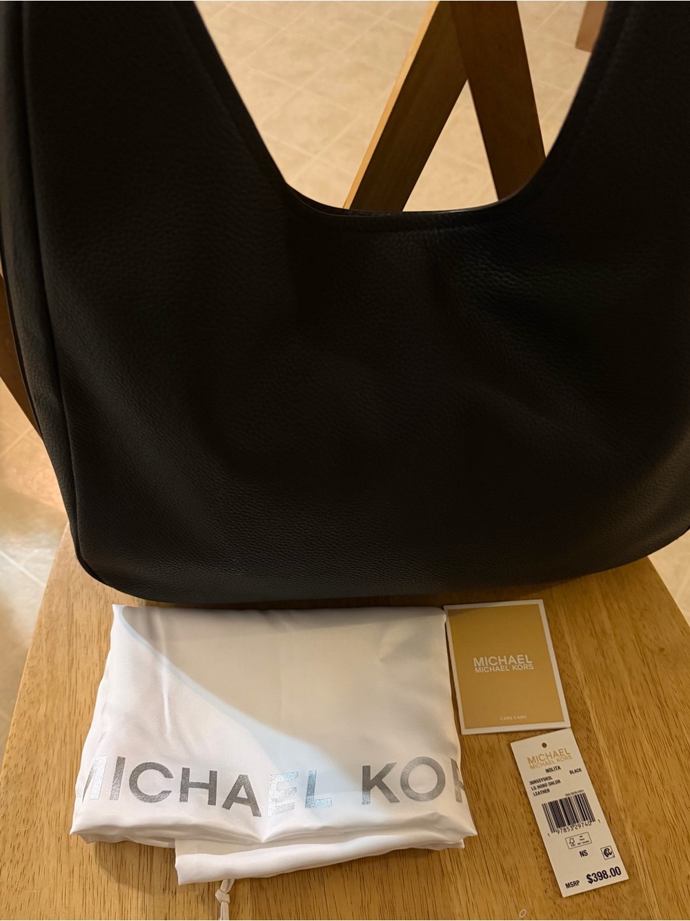 Michael Kors Nolita Large leather Hobo Shoulder Bag - Picture 12 of 16